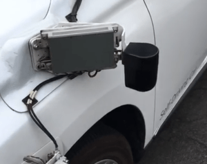 Radar und Laser für kurze Reichweite