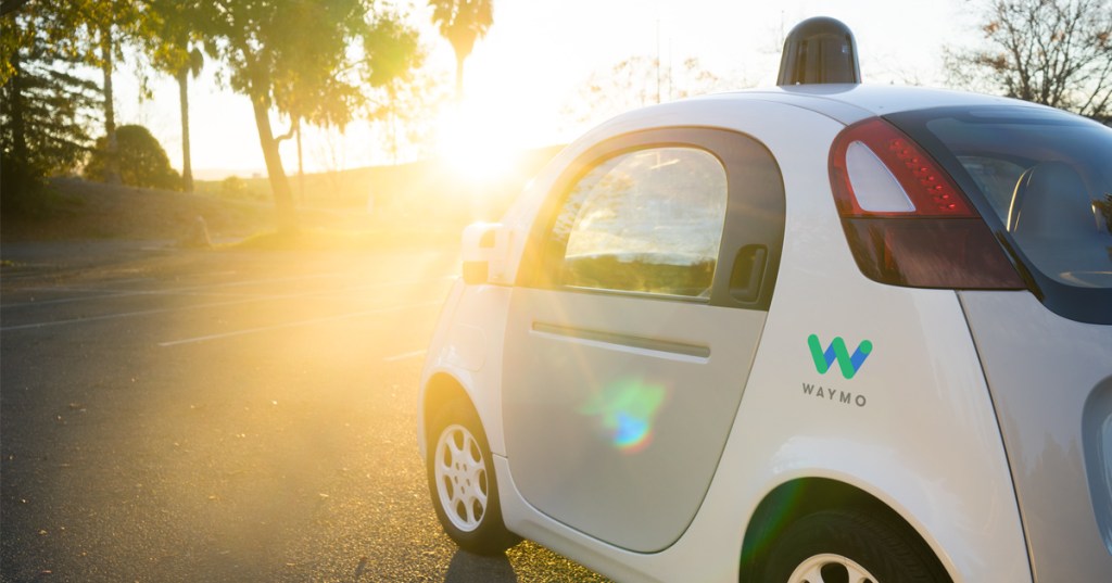 Waymo riding into dawn