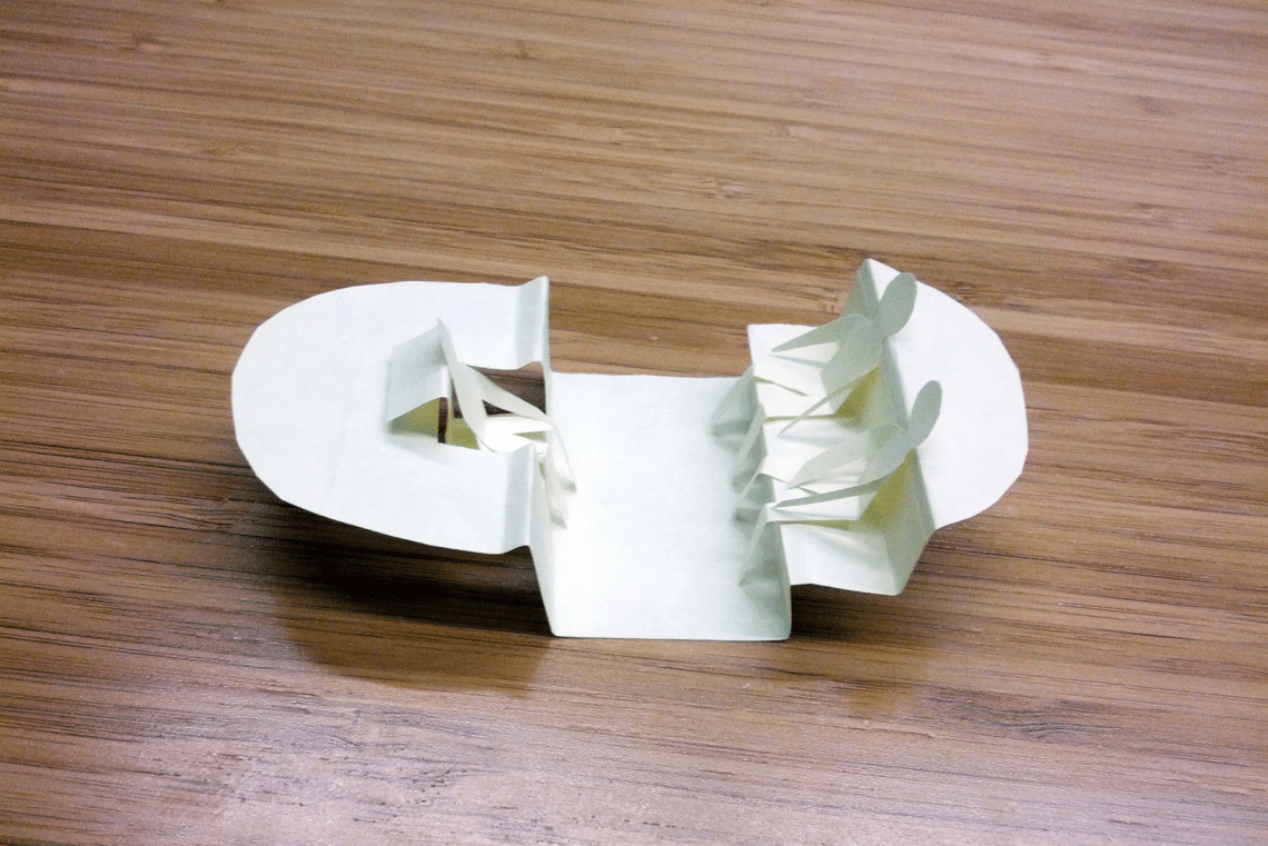 Waymo Firefly Papierprototyp